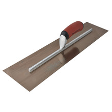 Marshalltown MXS205GD Golden Stainless Steel Finishing Trowel DuraSoft&reg; 20 x 5in