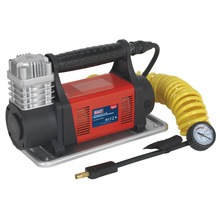 Sealey MAC07 Heavy-Duty Tyre Inflator/Mini Air Compressor 12V