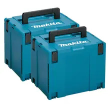 Makita 821552-6x2 821552-6 396mm x 296mm x 315mm MAKPAC Type 4 Connector Case 2pk