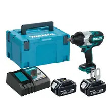 Makita DTW1001RTJ Impact Wrench 2-18v-5Ah Li-ion Batteries Brushless