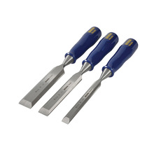 IRWIN® Marples® MAR444S3 IRWIN® Marples® M444 Bevel Edge Chisel Blue Chip Handle Set, 3 Piece