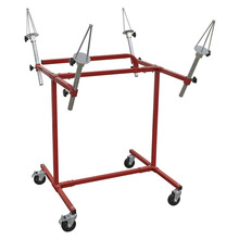 Sealey Heavy-Duty Alloy Wheel Painting/Repair Stand 4 Wheel Capacity