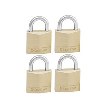 MLK130Q Master Lock Solid Brass 30mm Padlock 4-Pin - Keyed Alike x 4