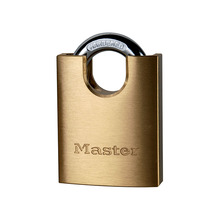 MLK2250 Master Lock Solid Brass 50mm Padlock 5-Pin Shrouded Shackle