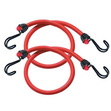 MLK3020E Master Lock Twin Wire Bungee Cord 60cm Red 2 Piece