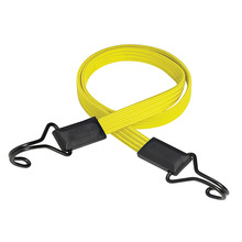 MLK3226E Master Lock Flat Bungee 100cm Yellow Double Hook