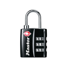MLK4680BLK Master Lock TSA 3-Digit Combination Black Finish 30mm Padlock