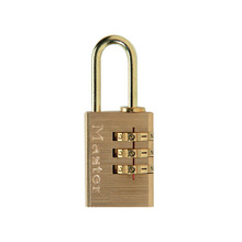 MLK620 Master Lock Brass Finish 20mm 3-Digit Combination Padlock