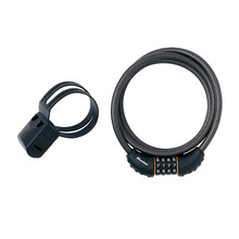 MLK8120E Master Lock Black Braided Steel Combination Cable 1.8m x 10mm