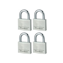 MLK9140Q Master Lock Aluminium 40mm Padlock 4-Pin - Keyed Alike x 4