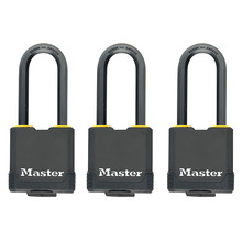 MLKM115TRILF Master Lock Excell™ Weather Tough 45mm Padlock 4-Pin- Keyed Alike x 3