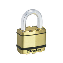 MLKM5B Master Lock Excell™ Brass Finish 50mm Padlock 4-Pin