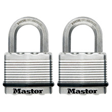 MLKM5T Master Lock Excell™ Laminated Steel 50mm Padlock - 25mm Shackle - Keyed Alike x 2