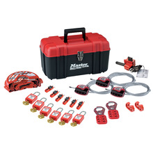 MLKS1117VKA Master Lock Valve & Electrical Lockout Toolbox Kit 23-Piece