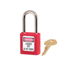 MLKS410RED Master Lock Lockout Padlock - 38mm Body & 6mm Hardened Steel Shackle