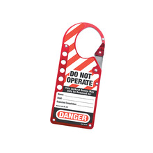 MLKS427 Master Lock Snap-on Hasp Lockout Labelled