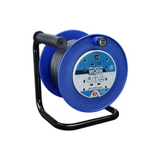 Heavy-Duty Cable Reel 240V 13A 4-Socket Thermal Cut-Out 30m