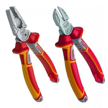 NWS VDE 2 PIECE CHROME PLIER SET 3K HANDLE
