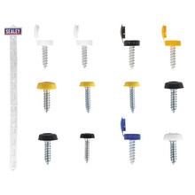 Sealey NPSSET Clip Strip Deal - Mixed Numberplate Screws