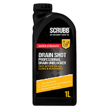 SCRUBB Drain Shot - Professional Drain Unblocker, 1L