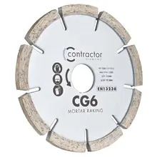 OX Contractor Diamond Blade - Mortar Raking - 125/22.23mm
