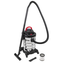 Sealey PC300SD 30L Vacuum Cleaner Wet & Dry Stainless Steel Drum & Detachable Leaf Blower 1200W/230V