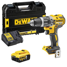 DeWalt DCD796P1 18V XR Brushless Combi Drill with 1x 5.0Ah Battery, Charger and Case