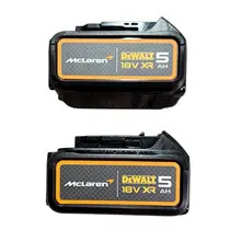 DeWalt DCB184MX2 18V XR 5.0Ah Battery McLaren F1 Edition Twin Pack
