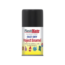 PlastiKote PKT101S Fast Dry Enamel Aerosol Gloss Black 100ml