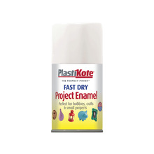 PlastiKote PKT102S Fast Dry Enamel Aerosol Gloss White 100ml