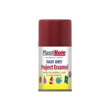 PlastiKote PKT134S Fast Dry Enamel Aerosol Metallic Red 100ml