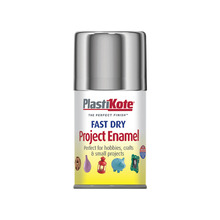 PlastiKote PKT150S Fast Dry Enamel Aerosol Chrome 100ml