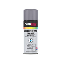PlastiKote PKT60105 Multi Purpose Enamel Spray Paint Gloss Grey 400ml