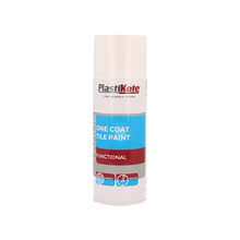 PlastiKote PKT71026 Trade One Coat Spray Tile Paint Gloss White 400ml