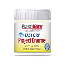 PlastiKote PKTB47W Fast Dry Enamel Paint B47 Bottle Crme De La Crme 59ml