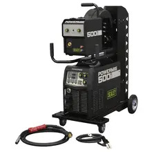 Sealey POWERMIG500i 500A Professional Gas/Gasless MIG/TIG/MMA Inverter Welder With Portable Wire Feeder 400V 3ph