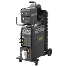 Sealey 500A Professional Gas/Gasless MIG/TIG/MMA Inverter Welder with Portable Wire Feeder & Water Cooler 400V 3ph