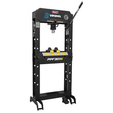 Viking Floor Type Air/Hydraulic Press with Sliding Ram and Foot Pedal 30 Tonne