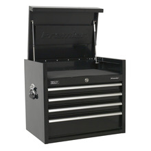 Sealey Premier™ Heavy-Duty Topchest 4 Drawer 660mm - Black