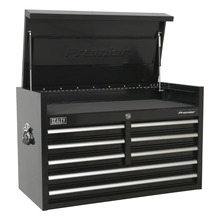 Sealey Premier™ Heavy-Duty Topchest 915mm 8 Drawer - Black