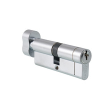 Eclipse 80 mm Euro Profile Cylinder/Turn - Satin Chrome Plate - J73402