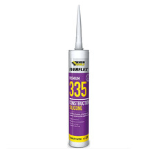 Everbuild 335 Construction Silicone Grey 295 ML - 486139