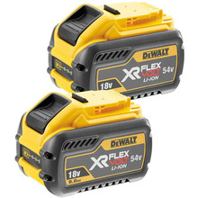 DeWalt DCB547X2 54V XR 9.0Ah Battery Twin Pack