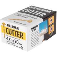 Reisser Cutter Yellow Countersunk Pozi Screws 4.0mm X 70mm (Box Of 200)