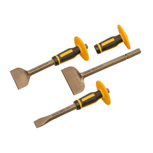 Bolster & Chisel Set with Non-Slip Guards, 3 Piece