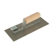 R.S.T. RST153DT Notched Trowel 5mm V Notches Wooden Handle 11 x 4.1/2in