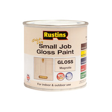 Rustins Quick Dry Small Job Gloss Paint Magnolia 250ml