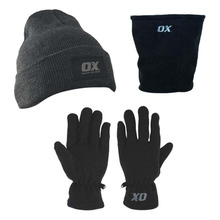 Ox OX-T557501 Winter Essentials Set - Beanie / Gloves / Neck Warmer