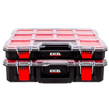 Excel 32122 2-in-1 Tool Organiser Portable Storage with Dividers