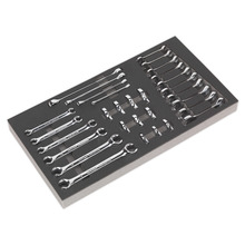 Sealey S01125 Siegen Specialised Spanner Set with Tool Tray 30pc